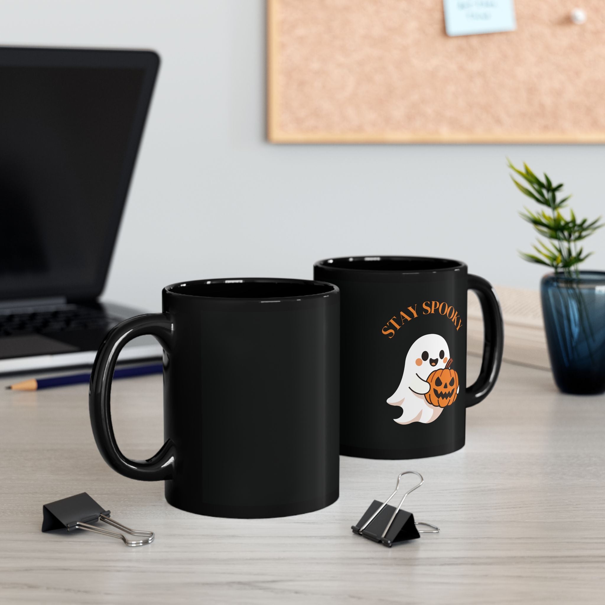 Stay Spooky Mug, Spooky Coffee Cup (Right Handed)